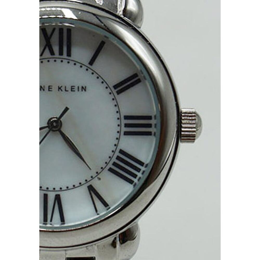 Anne Klein Silver-Tone Round Face Bracelet Watch with White Dial - Picture 6 of 6